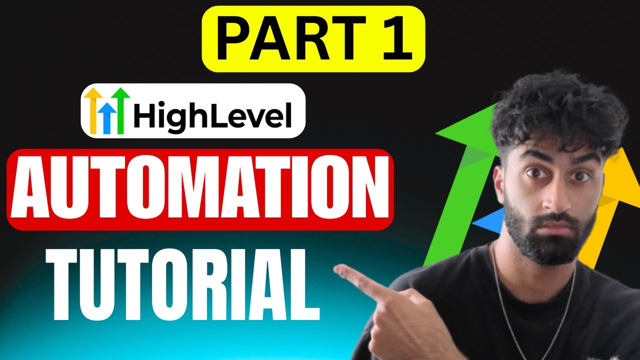 GoHighLevel Automation Beginner Tutorial 2025 (PART 1)