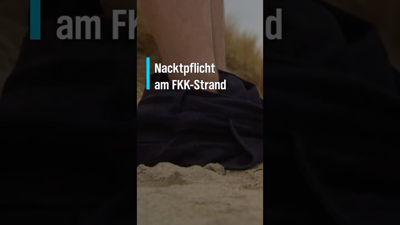 🍆✔️Hier musst du nackt sein! #shorts #fkk #strand