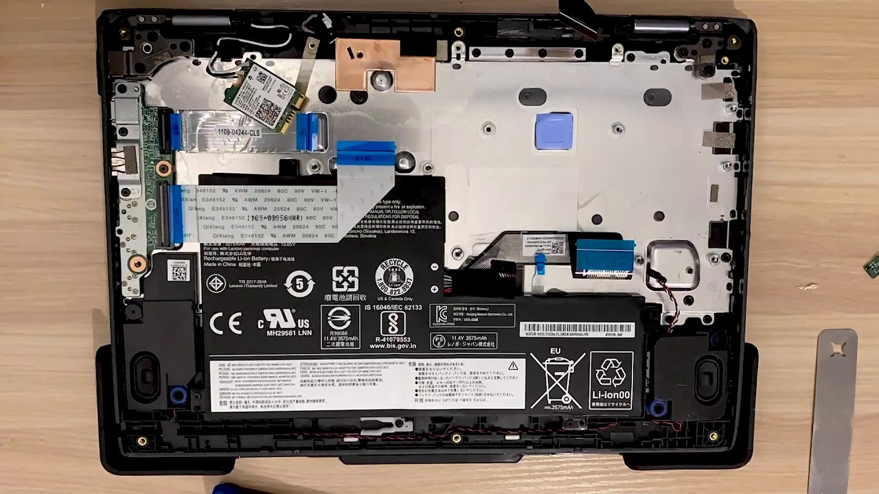 Lenovo 500e Chromebook 2nd Gen Motherboard Replacement Timelapse