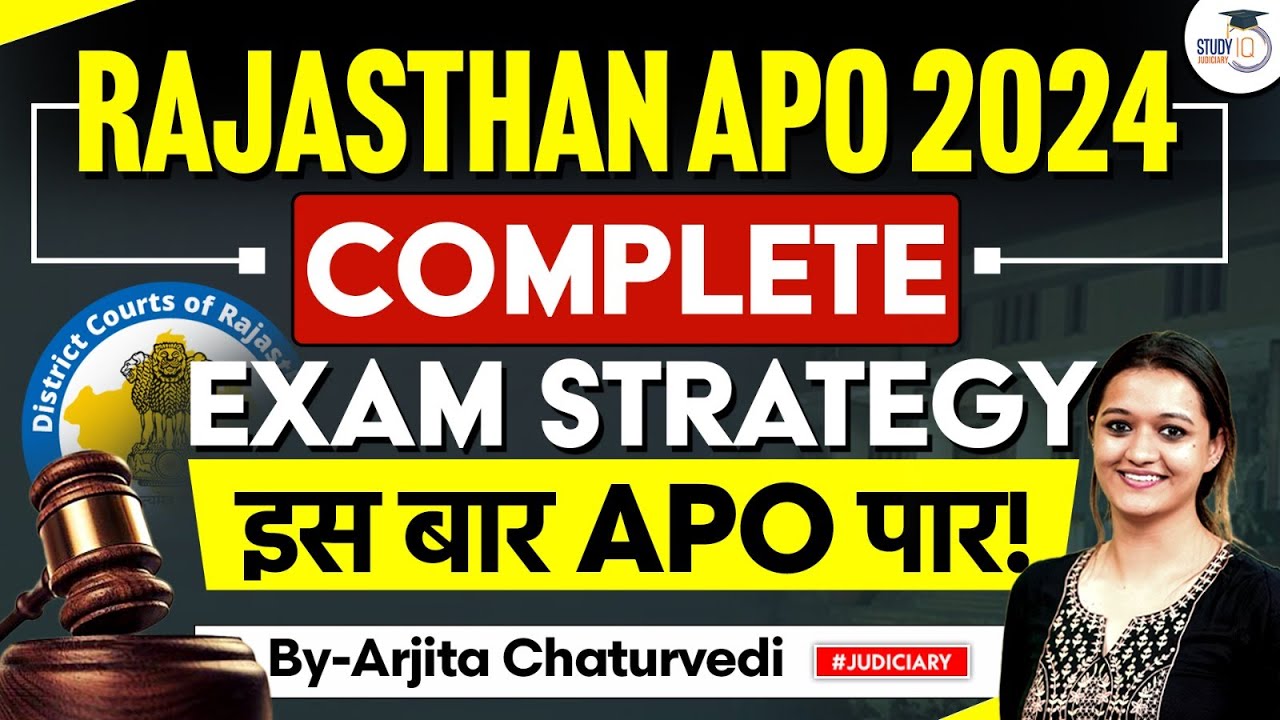 Rajasthan APO Vacancy 2024 | Rajasthan APO Syllabus | Rajasthan APO Exam Preparation