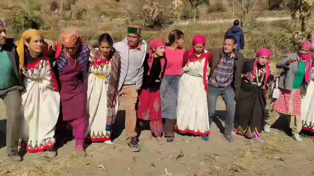 हमारी संस्कृति हमारी पहचान हमारे  गाँव के लोगो की नाटी