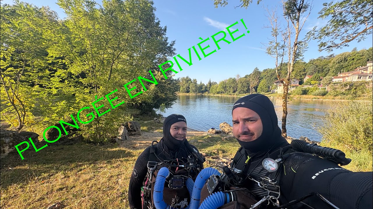 [Exploration - Découverte] Plongée recycleur en riviève: l'Ain ❤️🏞️