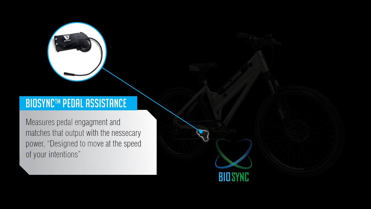 BioSync&trade; Pedal Assistance, POLARIS&reg; Electric Bikes