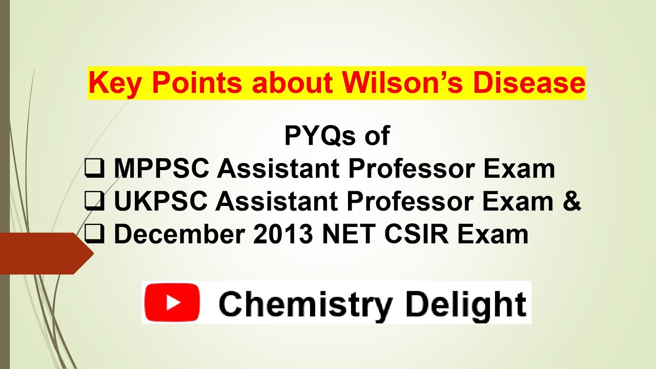 Wilson's Disease II Causes of Wilson's Disease