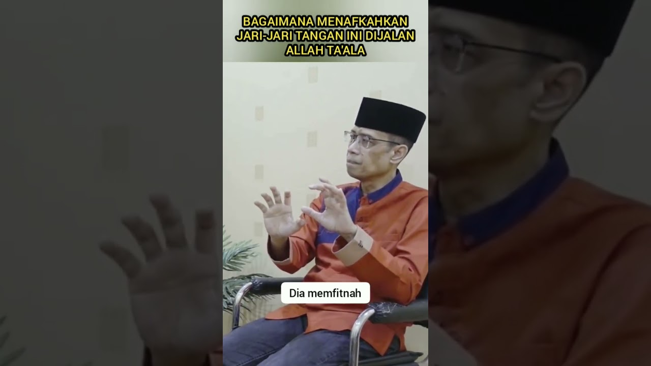 MENAFKAHKAN JARI-JARI TANGAN DI JALAN ALLAH TA'ALA - Nasehat Ustadz Dhanu