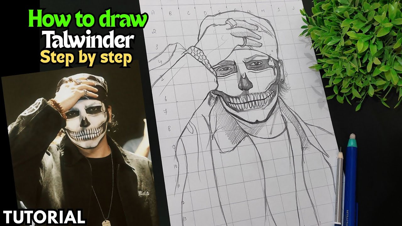Drawing Talwinder Step by step ❤️ | How to Draw Talwinder Drawing easy Tutorial | Talwinder face art