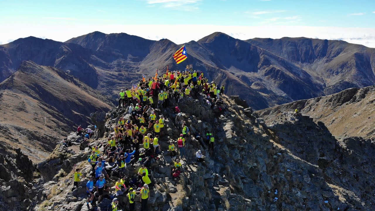 El Canigó a vista de dron (Cims per la Llibertat)