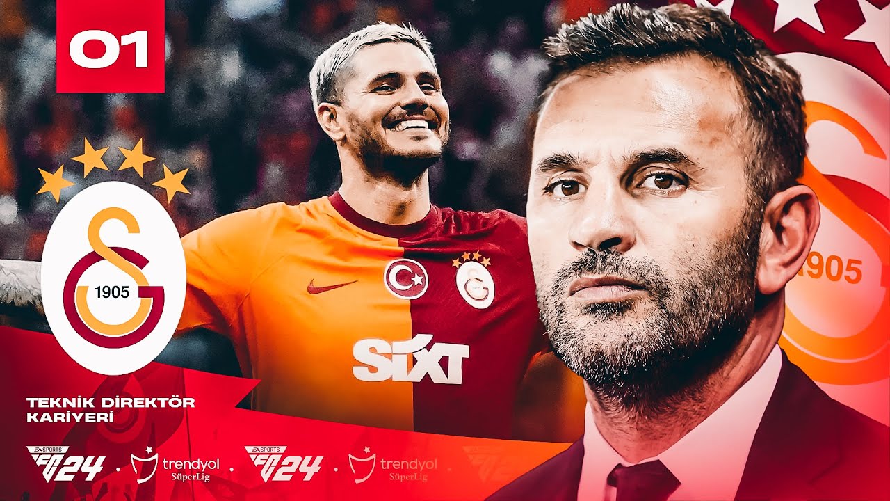 GALATASARAY İLE HEDEFİMİZ AVRUPA! - EA FC 24 KARİYER MODU BÖLÜM 1