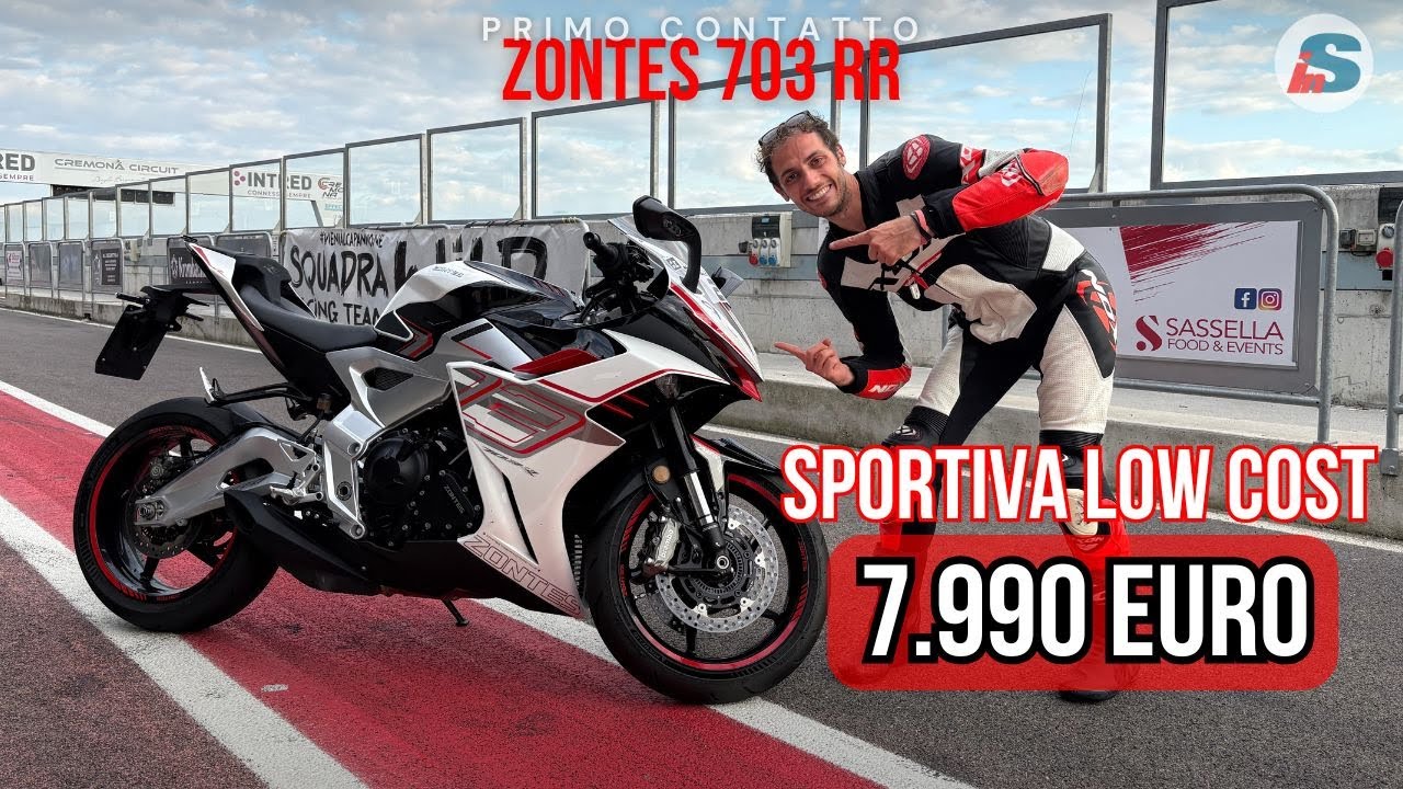 Zontes 703 RR: TEST IN PISTA con la cinese TRE CILINDRI