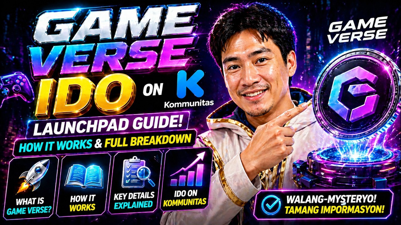 Game Verse IDO on Kommunitas 🚀 | Launchpad Guide, How It Works & Full Breakdown
