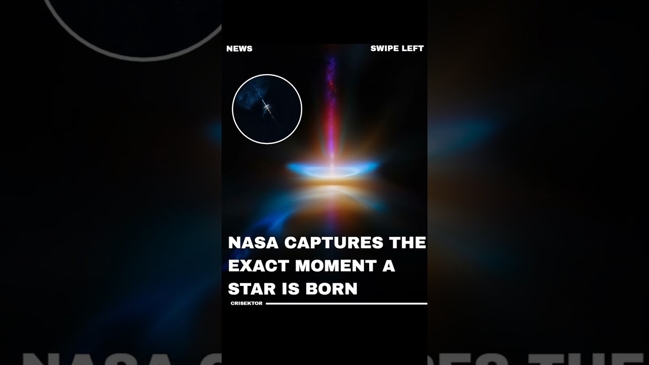 🚀 NASA just captured the birth of a star with the James Webb Space Telescope! 🌠✨