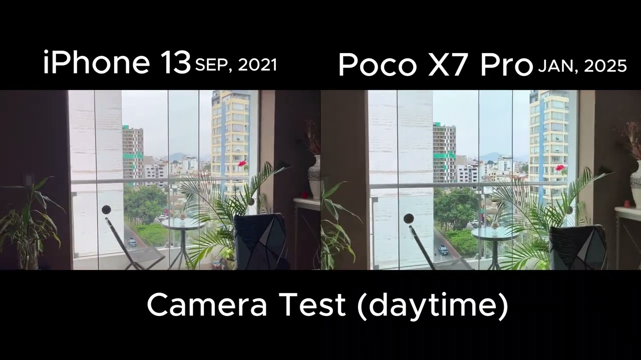 POCO X7 PRO Takes on IPHONE 13 in DAYTIME Camera Showdown