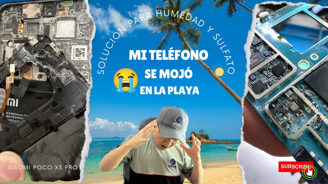 Cómo Reparar Celular Mojado Xiaomi POCO X3 Pro No Enciende No Carga Sulfatado Humedad Tutorial