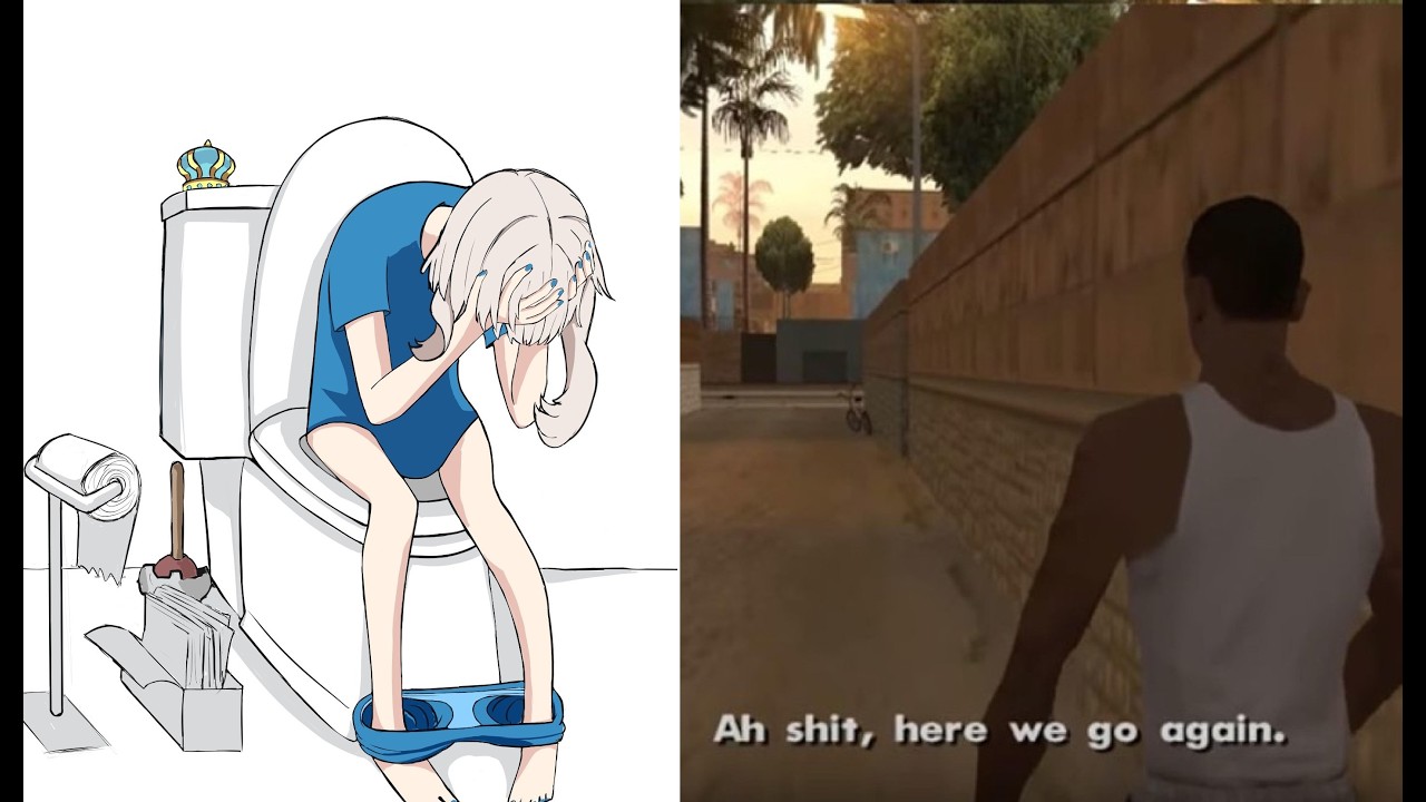 Mari realizes she can't poop because she wasn't chewing her food