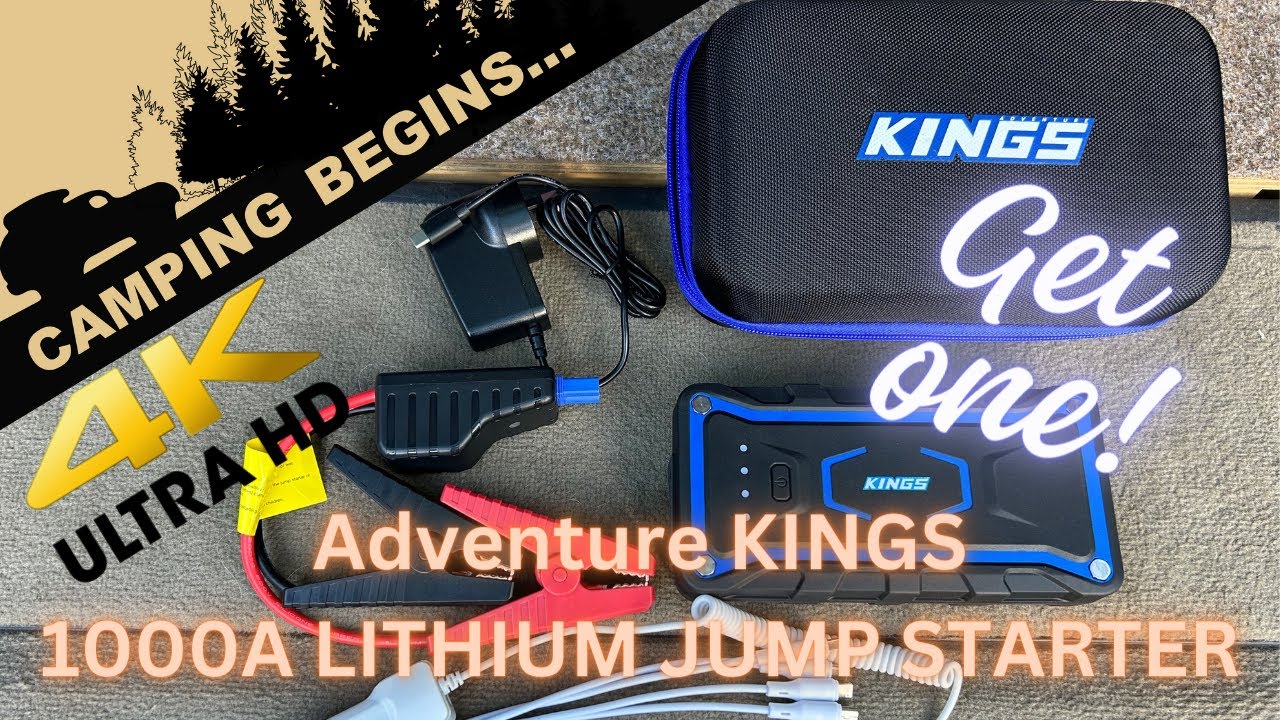 Литиевое пусковое устройство Adventure Kings 1000A — обязательно возьмите такое с собой! Распакуй...