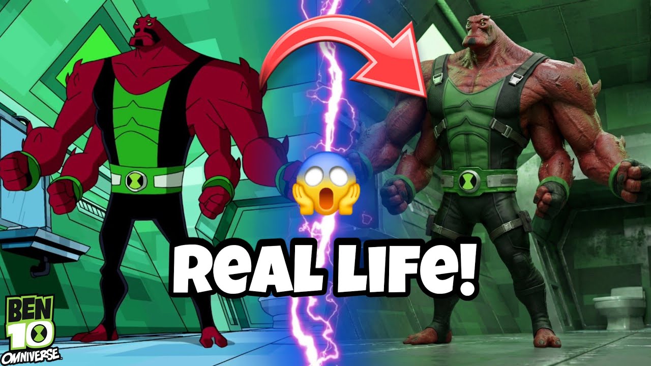If Ben 10 Omniverse classic aliens was in real life - (Gemini pro)