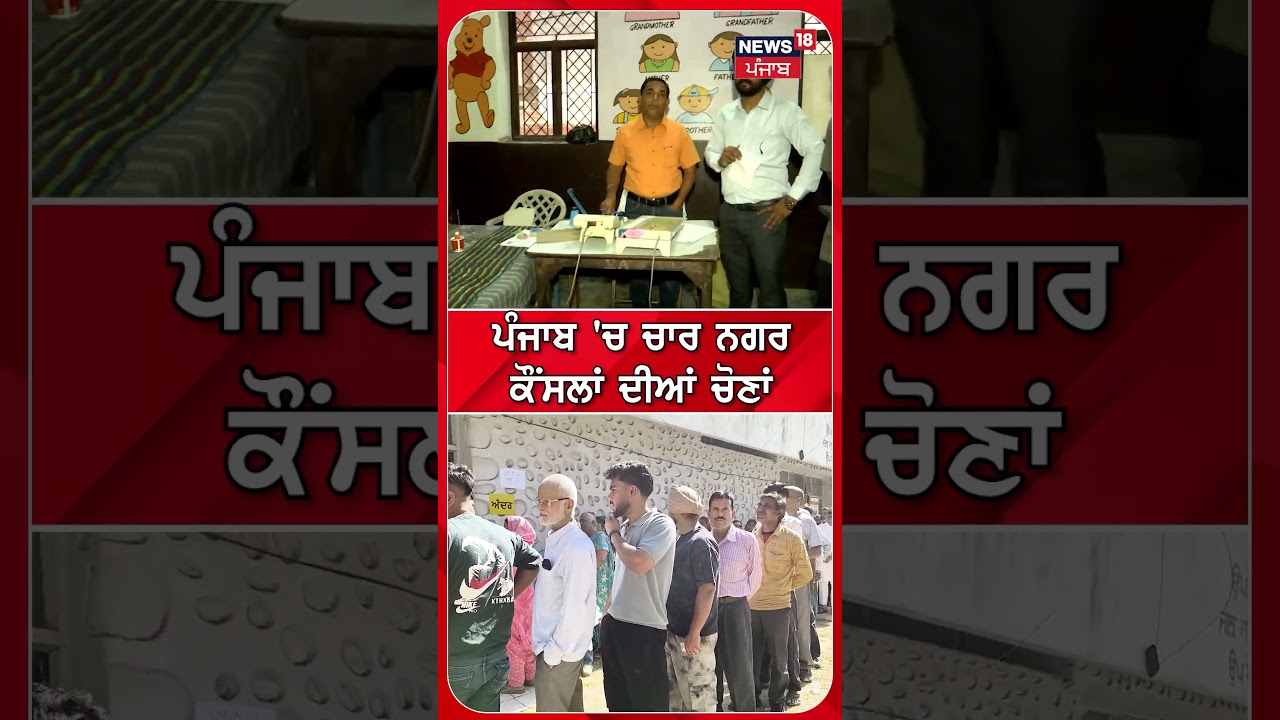 ਪੰਜਾਬ 'ਚ ਚਾਰ ਨਗਰ ਕੌਂਸਲਾਂ ਦੀਆਂ ਚੋਣਾਂ  | Shorts | N18S
