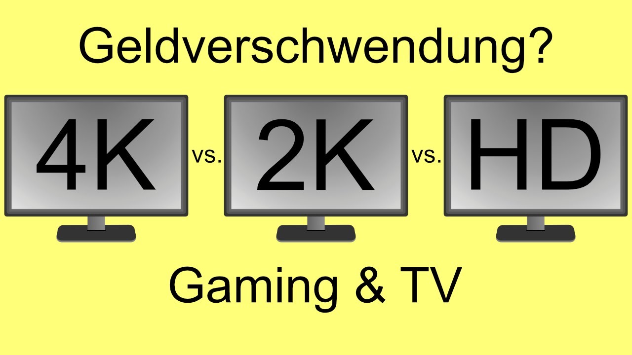 Tutorial [DE]: 4K Monitor & TV - Sinnvoll oder Geldverschwendung? (Re-Upload)