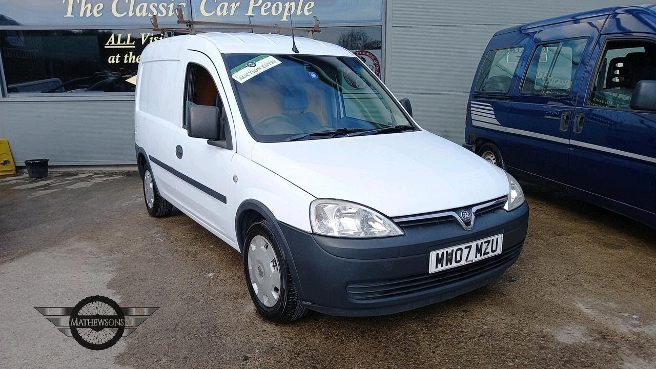 2007 VAUXHALL COMBO 1700 CDTI | MATHEWSONS CLASSIC CARS | 28 & 29 APRIL 2023