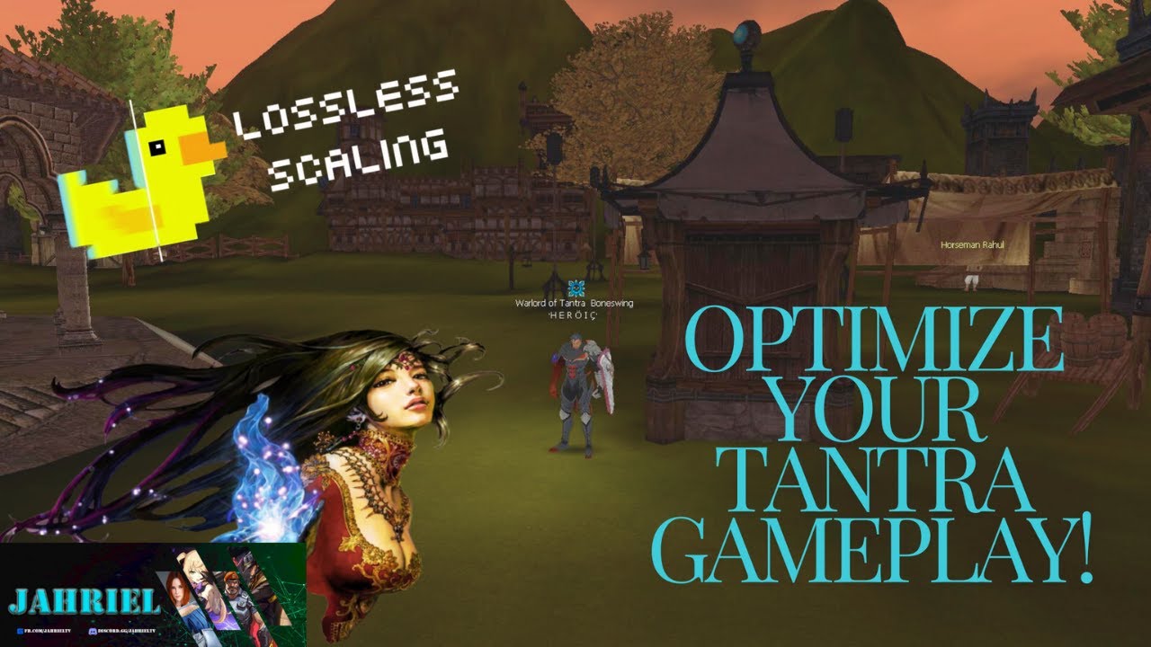 How to use Lossless Scaling in Tantra Online