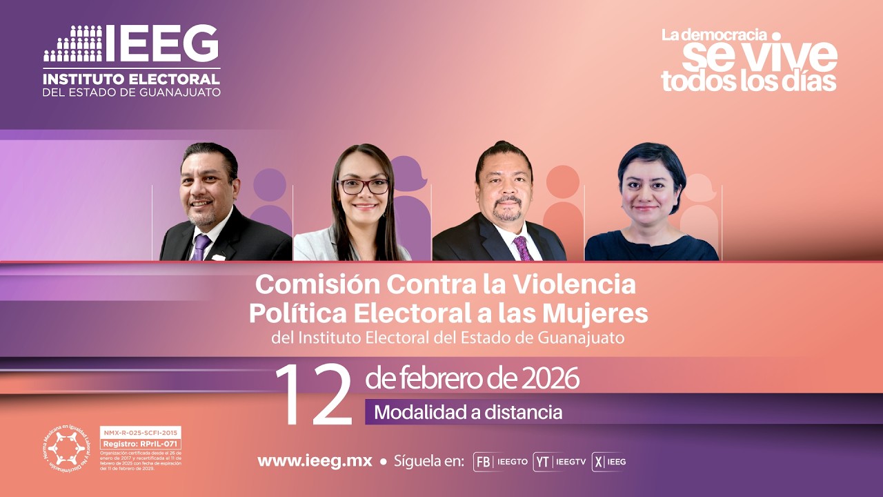 Sesión Ordinaria de Comisión Contra la Violencia Política Electoral a las Mujeres 12 febrero 2026.