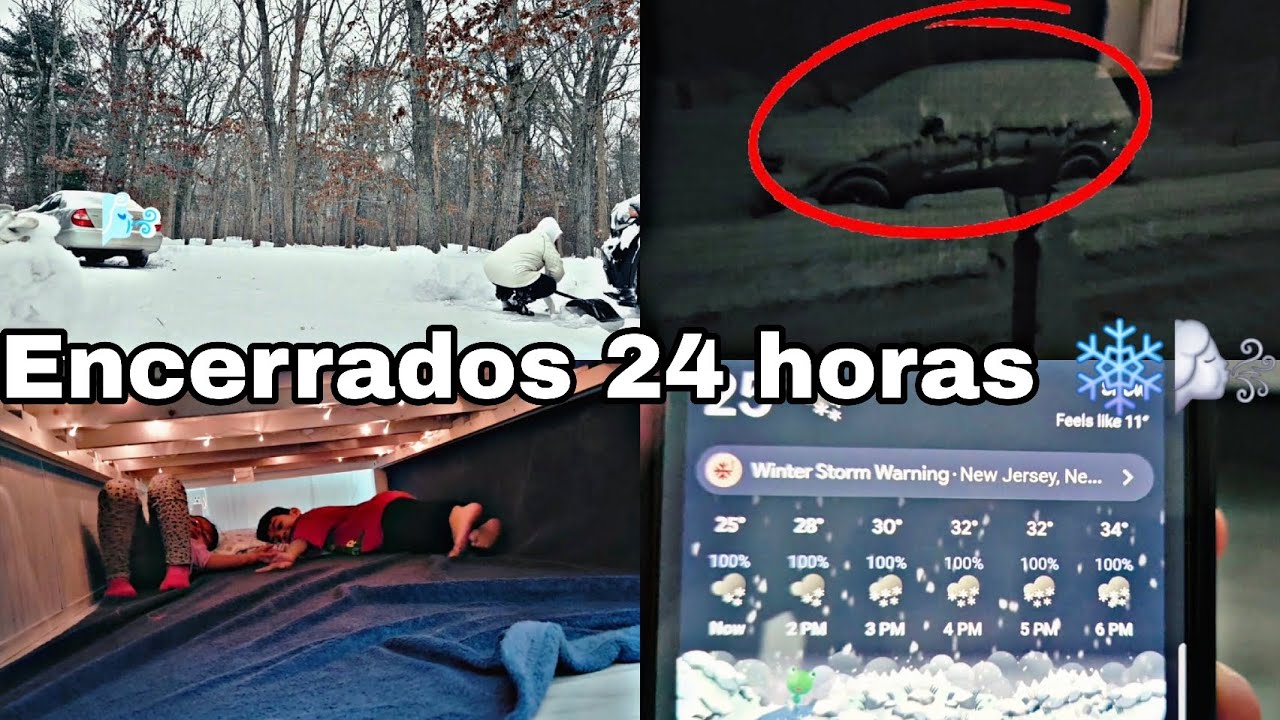 Tormenta de nieve ☃️ 🥶❄️||Yessialv #vlog #familia #video 