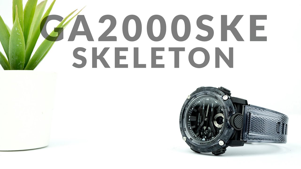 THE DARK SKELETON - CASIO G-SHOCK GA-2000SKE-8A