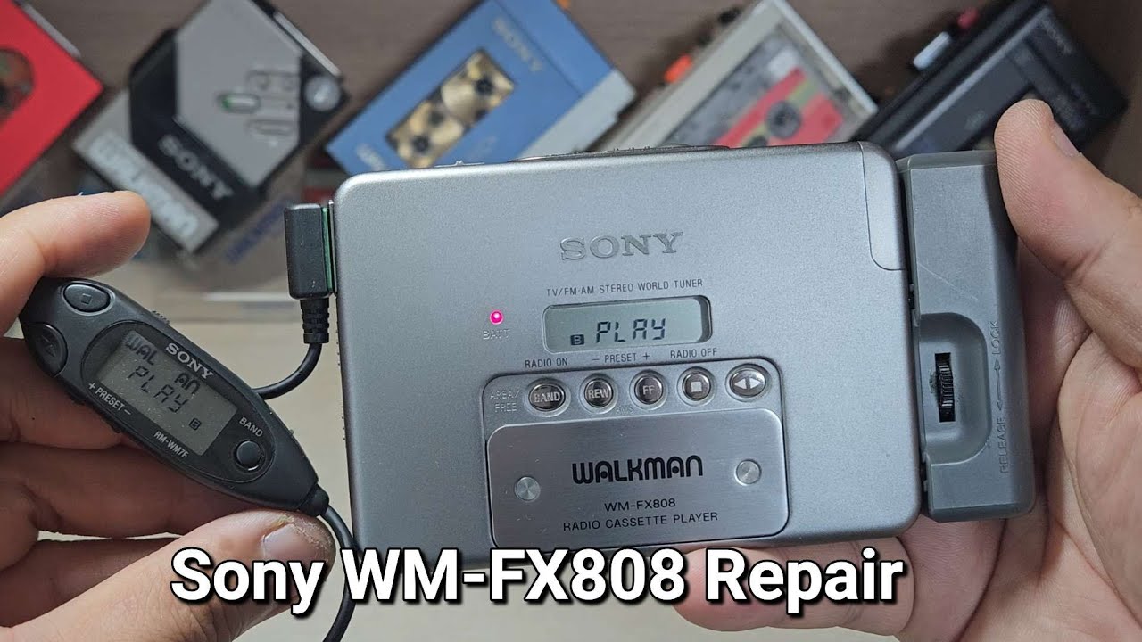 Sony WM-FX808 Repair Cassette Player Walkman