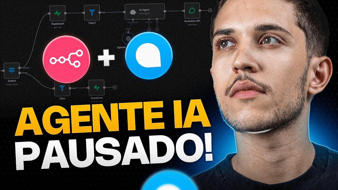 Como PAUSAR a IA para atendimento Humano no Chatwoot | TEMPLATE GRÁTIS