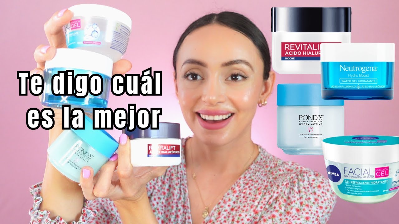 Comparación de cremas con ácido hialurónico del super | Nivea, Ponds, Neutrógena y L'oreal
