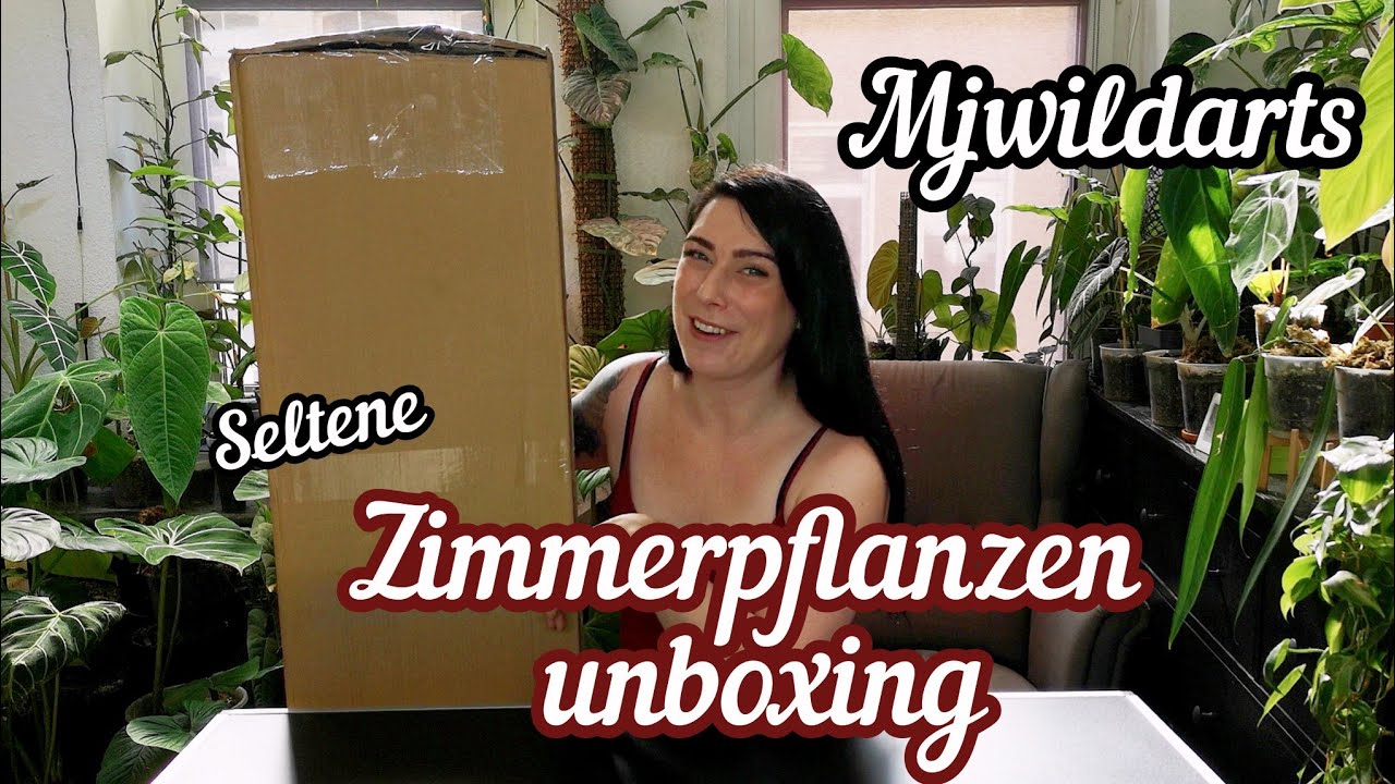 Seltene Pflanzen UNBOXING von Mjwildarts | philodendron, anthurium