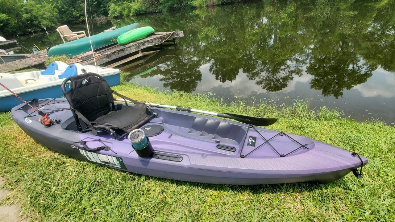 Quest Teton 100 kayak! 1st fish on the new kayak!