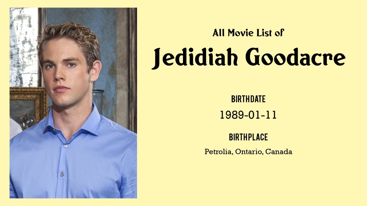 Jedidiah Goodacre Movies list Jedidiah Goodacre| Filmography of Jedidiah Goodacre