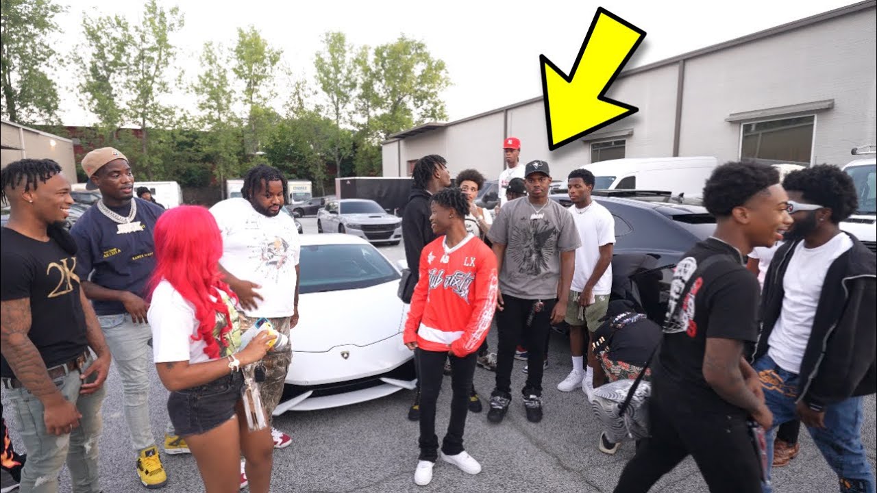 Atlanta YouTubers Brought The Whips Out ! Hellcats & Lamborghinis Cut Up!
