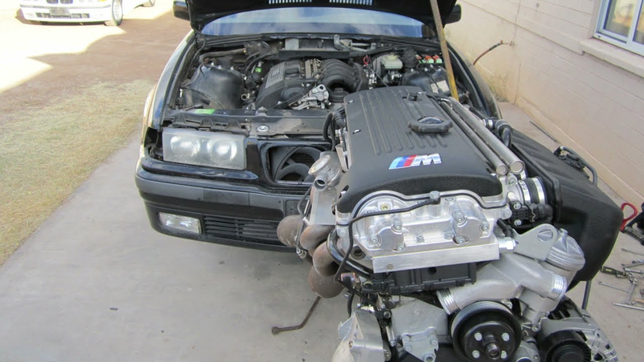 BMW E36 как дешево поменять двигатель S54