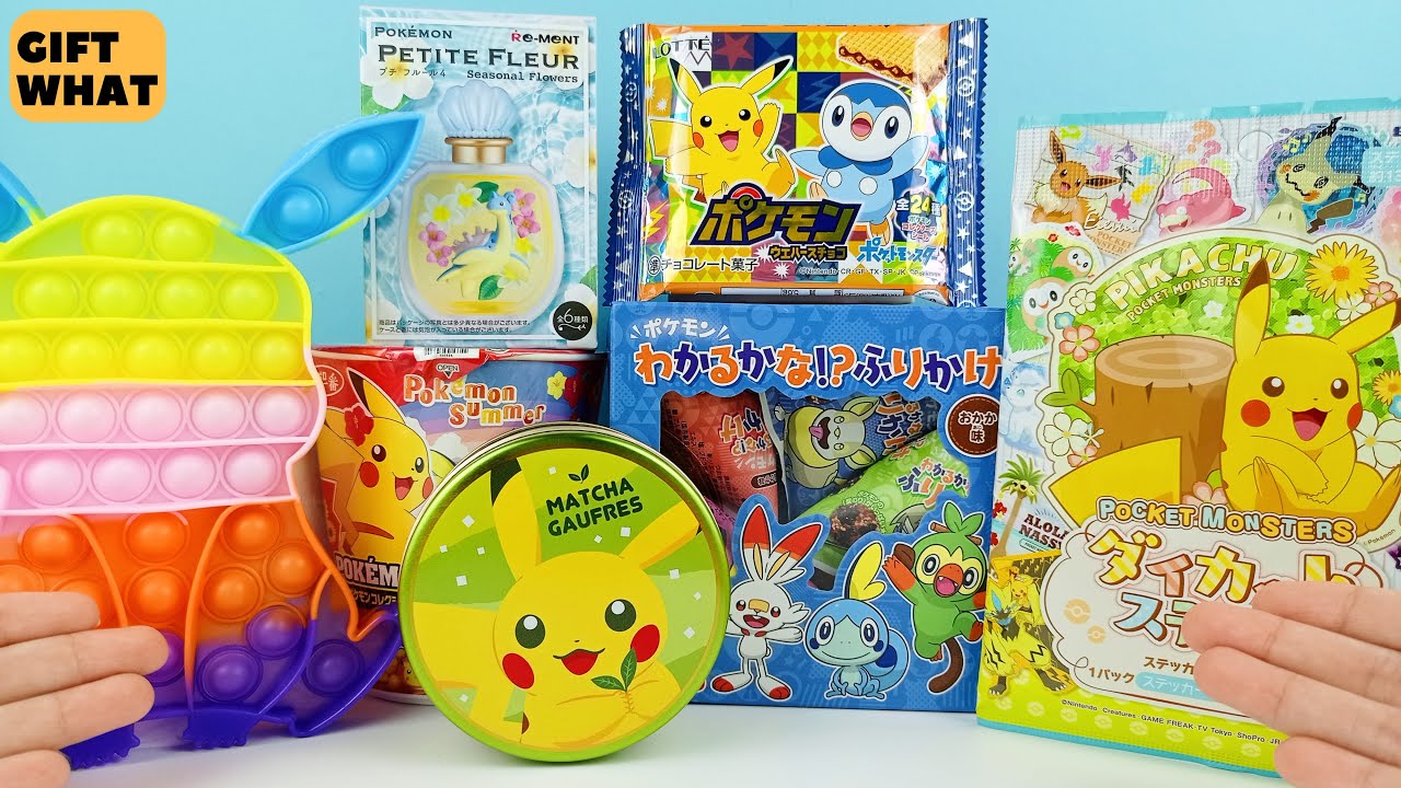 ASMR Pokemon Collection Satisfying Unboxing 【 GiftWhat 】