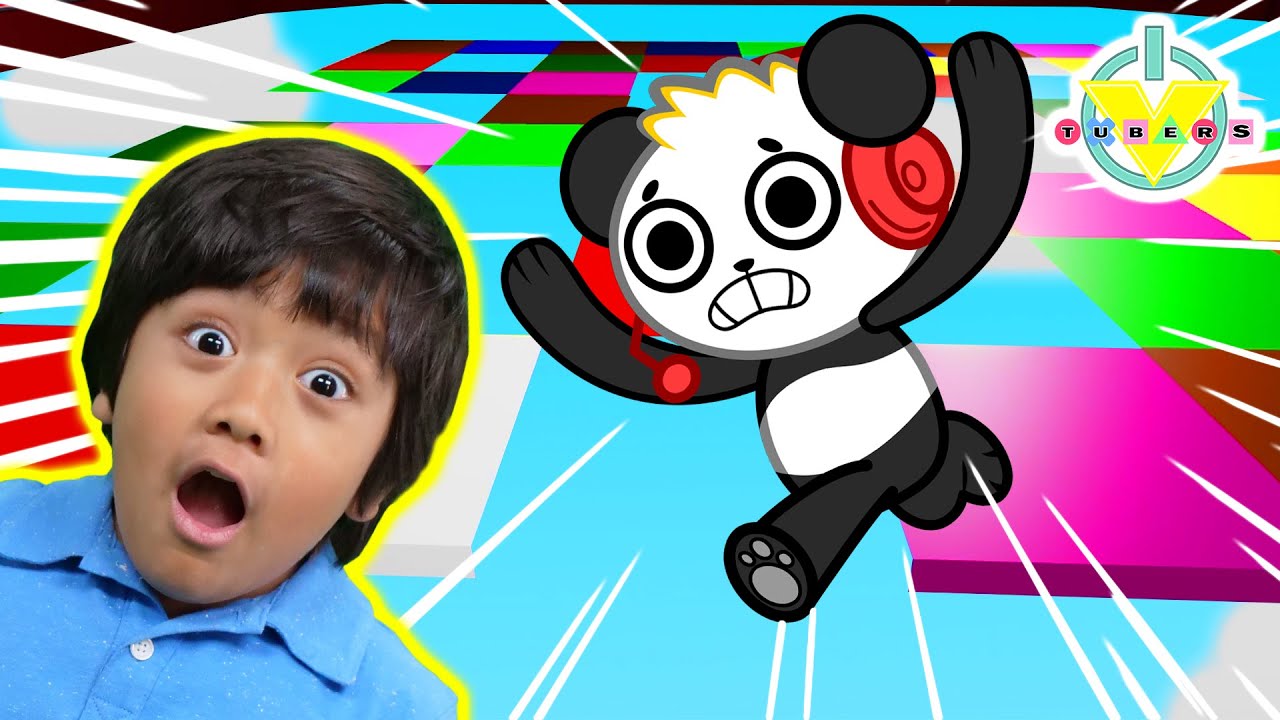RYAN THROWS A BLOCK PARTY IN ROBLOX! Let's Play Roblox Block Party with Combo Panda