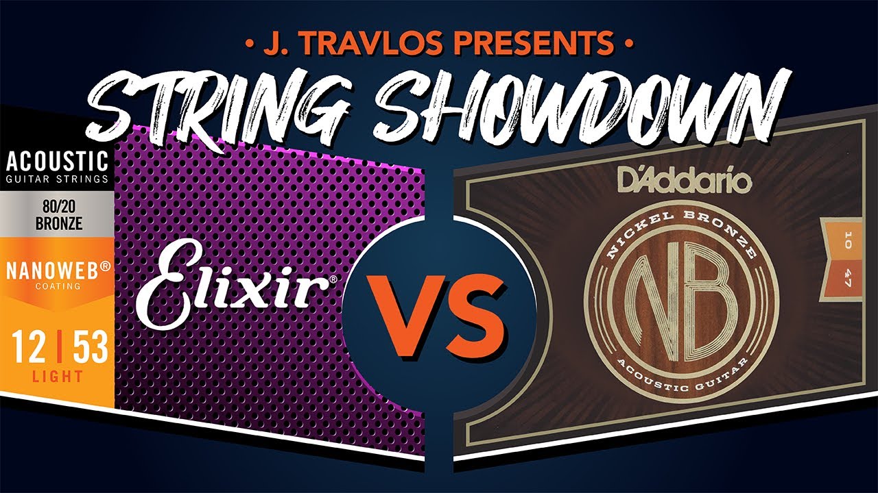 Guitar String Showdown: D’Addario Nickel Bronze VS Elixir 80/20 Acoustic Guitar Strings