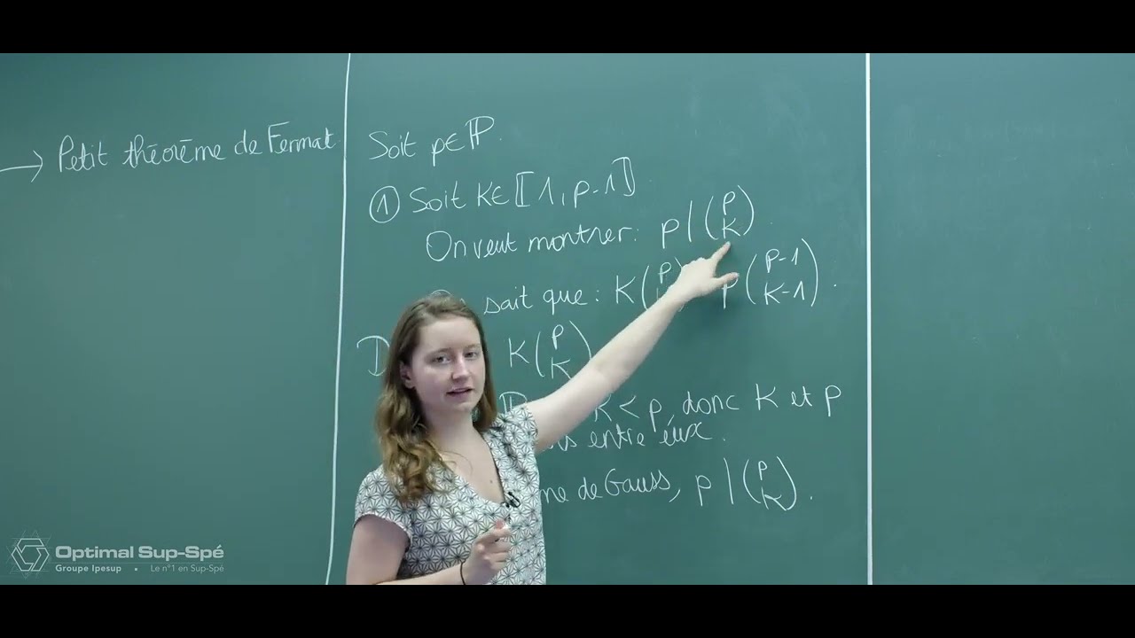 Petit th&eacute;or&egrave;me de Fermat - Exercice corrig&eacute; Maths Sup
