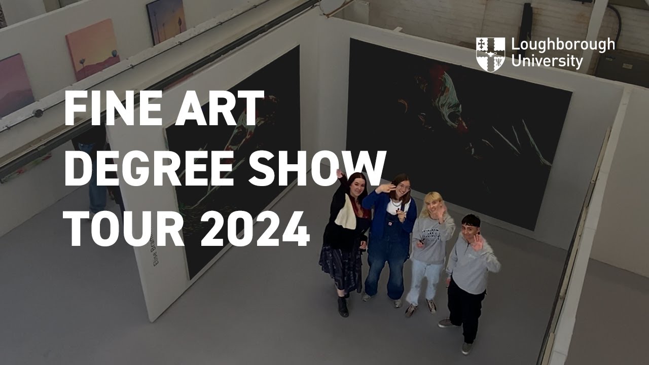 A tour of the Loughborough University Fine Art Degree Show 2024 🖼✨