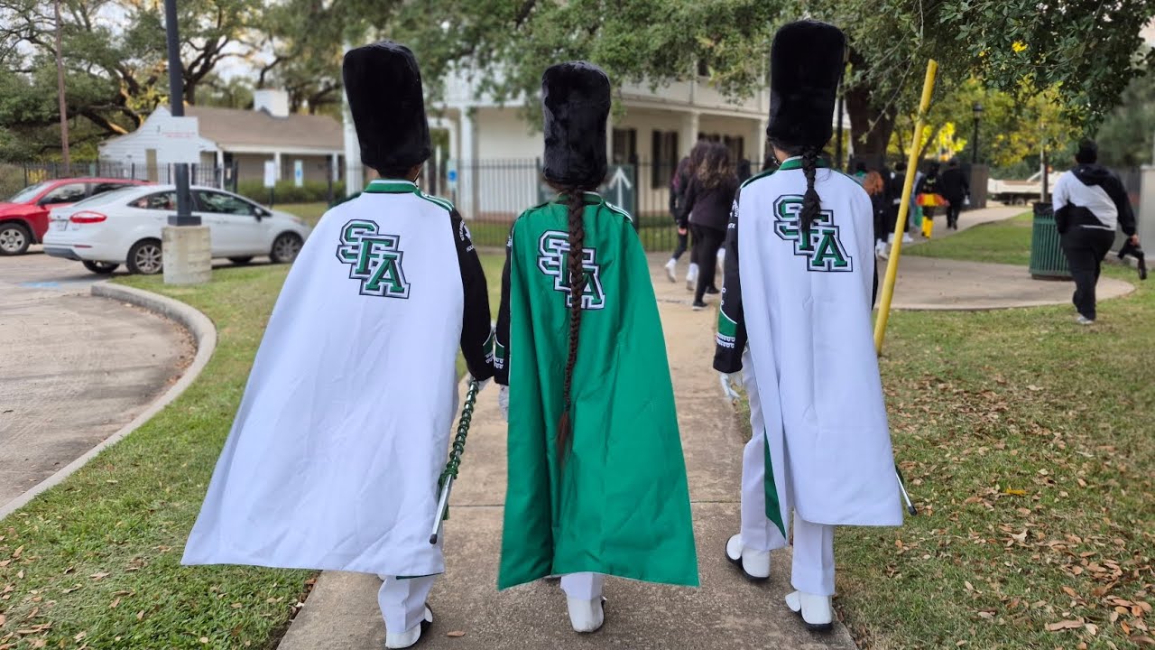 Stephen F. Austin High School Thanksgiving Parade (battle vs Milby High school)