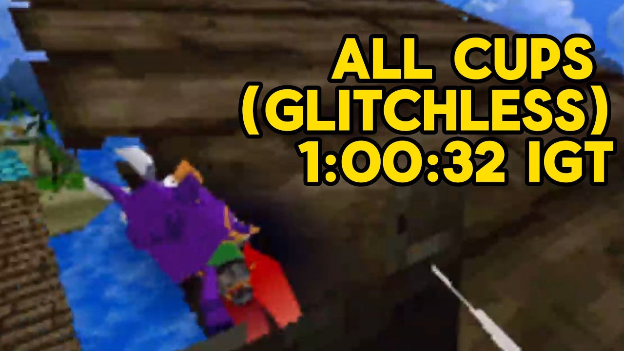 [WR] All Cups (Glitchless) in 1:00:32 - Sonic & Sega All-Stars Racing (DS)