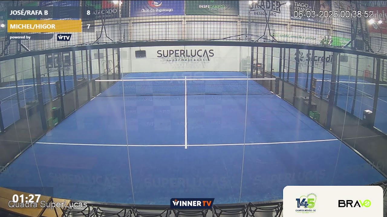 Quadra Super Lucas - 1 TORNEIO BRAVO PADEL 2026