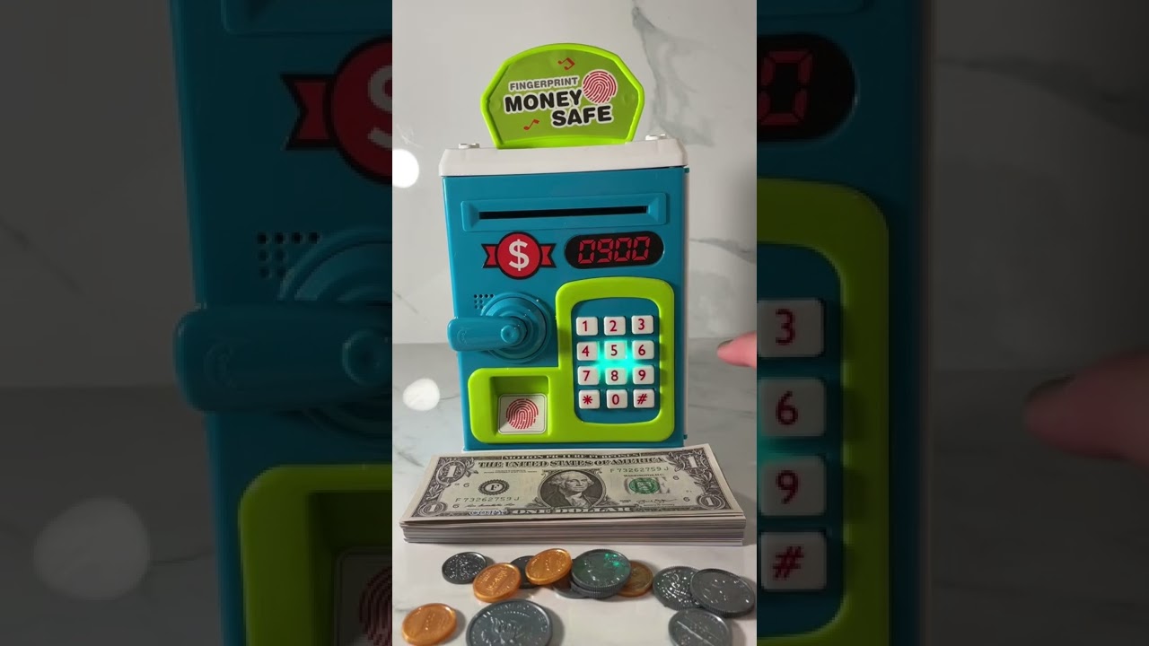 Toy Money Safe that is fun to put the money in and makes the cutest sounds 🔊