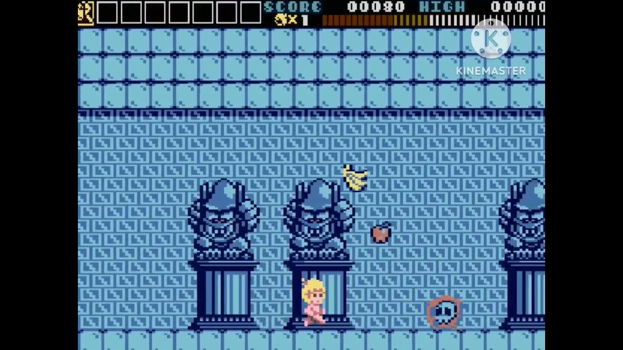 Wonder boy atariXL game over