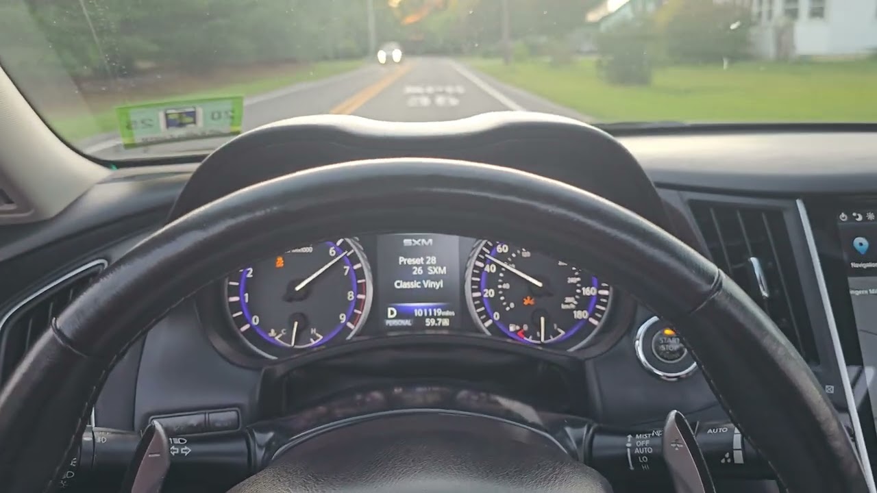 2014 Infiniti Q50 Acceleration 3.7 with VR30 trans swap