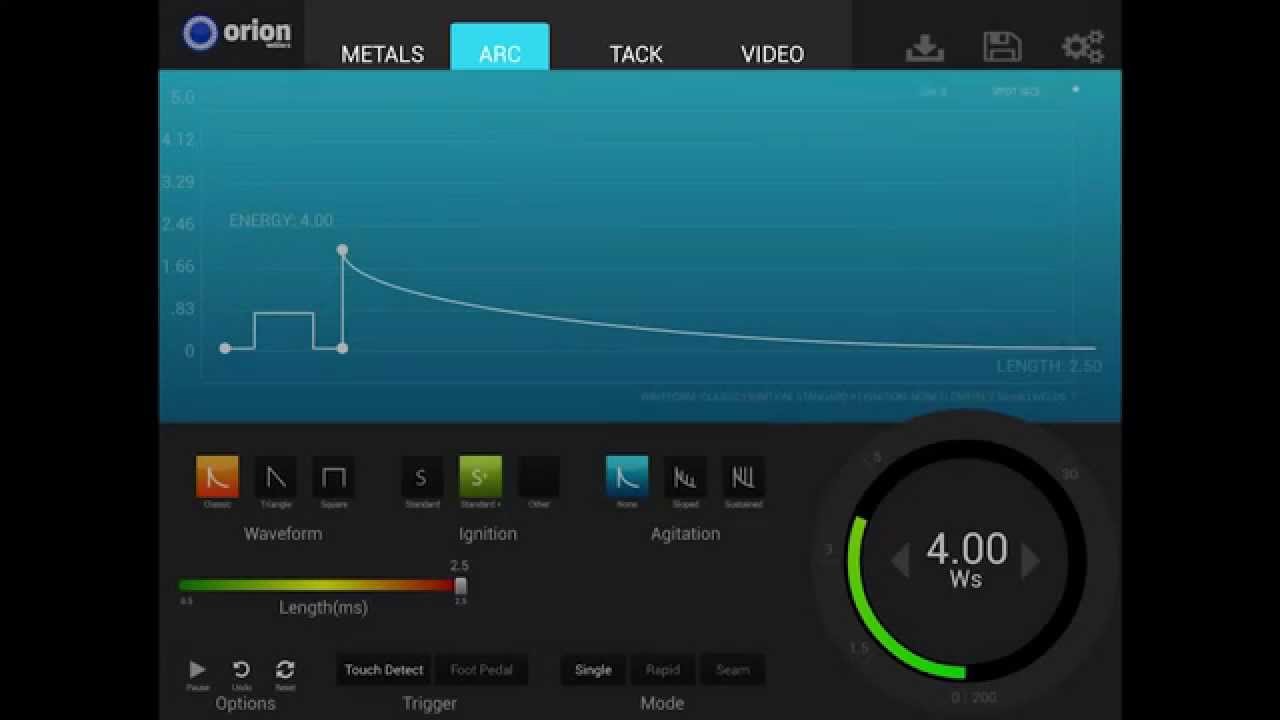Orion 200i2 User Interface Overview