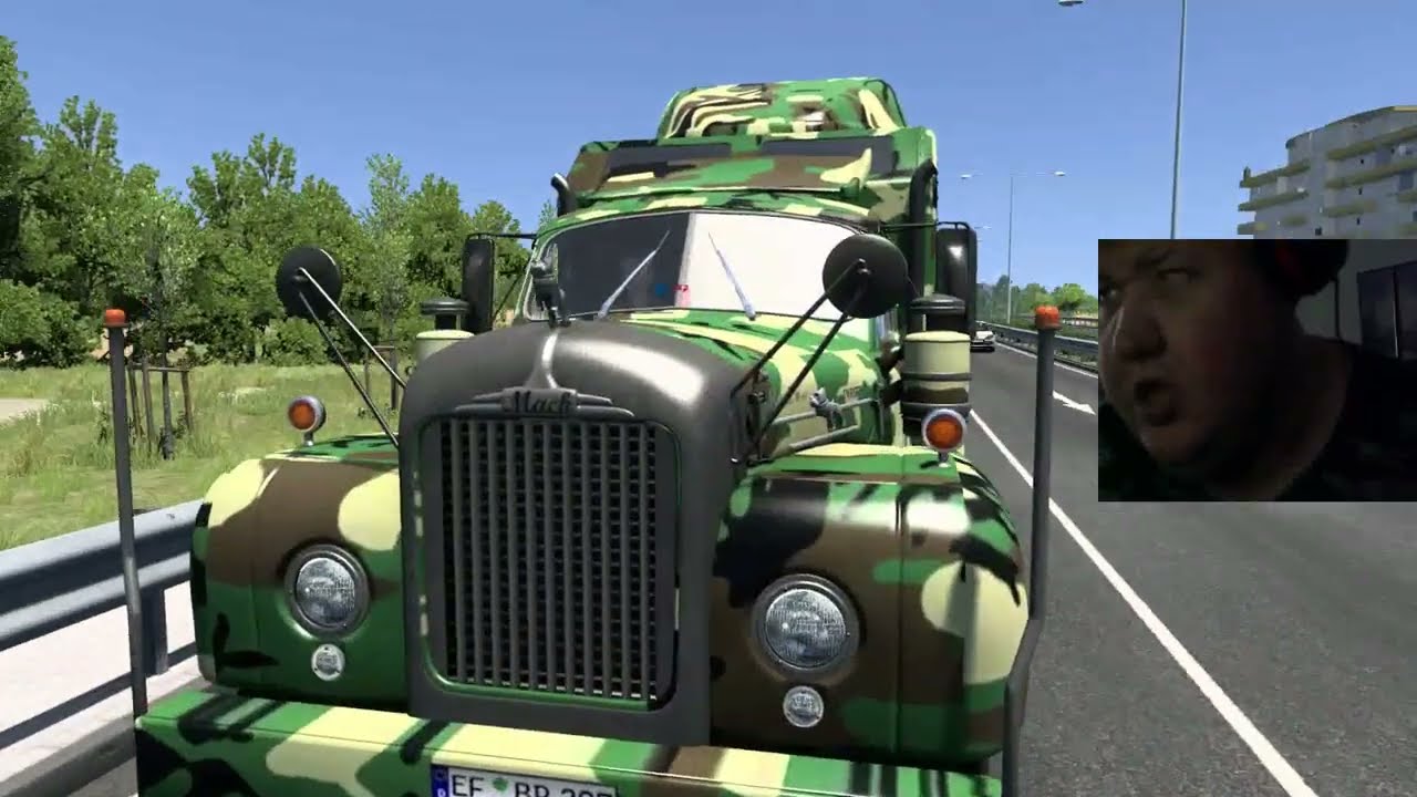 Euro Trusk Simutator 2 Mapa Roextended Гарик за рулем Mack B -61 из Греции в Индонезию