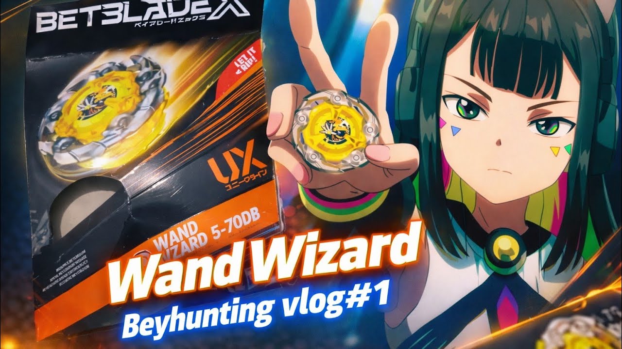 I Found  BEYBLADE X  Wand Wizard 5-70 DB at Müller! Beyhunting vlog#1