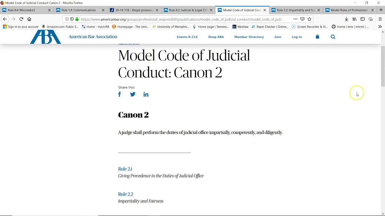 ABA Rule 8.4